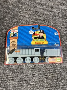New Thomas & Friends Wooden Railway Real Wood Spencer And Spencer’s Tender - Picture 1 of 4