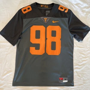 Tennessee Volunteers Nike Team Football Jersey SZ.M #98 National Champions Gray - Picture 1 of 12