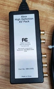 Adaptador Original Xbox OEM Alta Definición HD AV Pack X08-25301 - Imagen 1 de 9