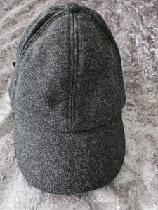 M&S Charcoal Grey 50% Wool Blend Adjustable Baseball Cap One Size (C4) - Picture 1 of 5