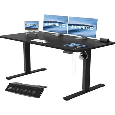 Höhenverstellbarer Bürotisch Schreibtisch 140cm Elektrisch Memory Panel Mit USB - Bild 1 von 4