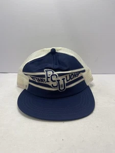 Vintage Penn State Nittany Löwen Mütze Kappe Druckknopflasche NCAA Football Trucker 80er - Bild 1 von 5