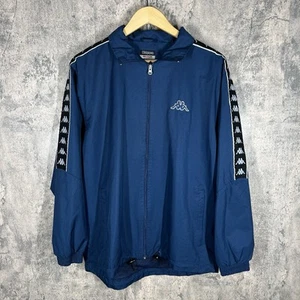 Vintage Kappa Jacket Mens Blue Full Zip Track - Picture 1 of 6