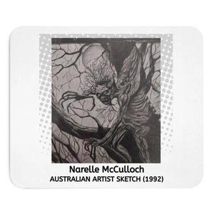 Artistic Music Sketch, Mouse Pad, Unique, Home Office [...] - Picture 1 of 5