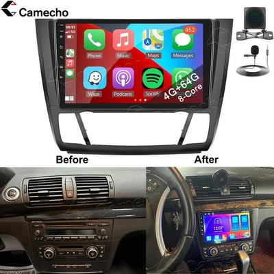 4+64GB For BMW 1 Series 128 i 135 i 9" Android 15 Car Stereo Carplay GPS Radio - Image 1 of 4