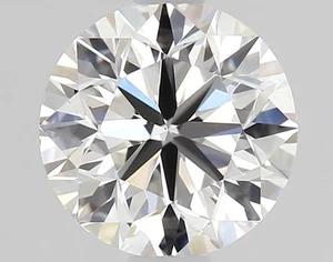 Certificado AGI 1 quilate redondo natural extraído diamante suelto color F claridad VVS2 - Imagen 1 de 2