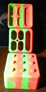 Silicone Container 2" Divided Compartments Stackable Block 26ml - Picture 1 of 1