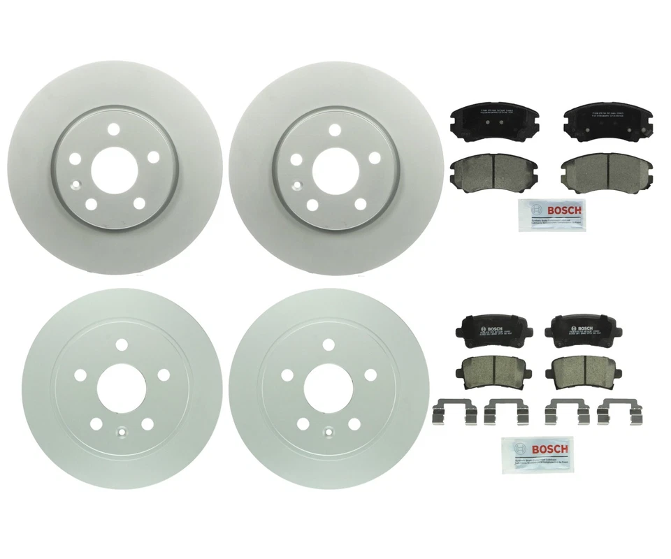 Bosch Front 321mm Rear 291mm Brake Disc Rotors Ceramic Pads Kit For Chevy Buick Foto 1 de 1