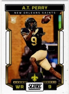 2023 Panini Score Football A.T. Perry No. 360 New Orleans Saints - Bild 1 von 2