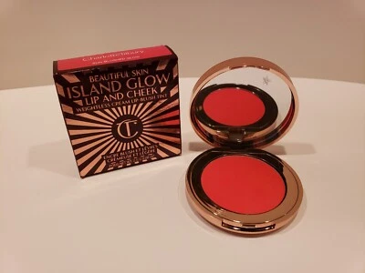 Charlotte Tilbury ~ Hermosa Skin Island Brillo Labios y Mejillas ~ Resplandor Ruborizado por el Sol ~ NI Foto 1 de 3