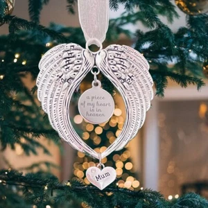 IN LOVING MEMORY GIFT, CHRISTMAS Gifts Tree Decoration Mum,Dad,Nan, Nana,Grandad - Picture 1 of 8