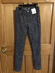 So Women’s Juniors 0 Jeggings Black Animal Print Retail $40 (s-blk-35-10) - Picture 1 of 7