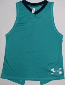 UNDER ARMOUR GIRLS LOOSE FIT TANK TOP SIZE MEDIUM GREEN NEW COMFORTABLE RARE - Picture 1 of 8