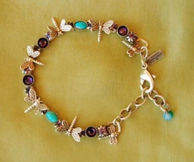 Pulsera Libélulas Bailandoras, Hecha a Mano en USA Foto 1 de 2