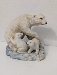Figura de porcelana vintage de oso polar John Aynsley años 70 - Imagen 1 de 8