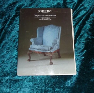 Sotheby's Important Americana Katalog 1987 - Bild 1 von 4
