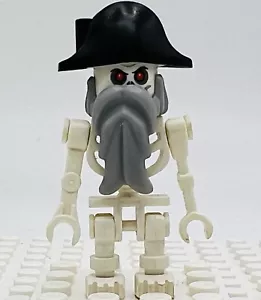 LEGO Minifigura Esqueleto Barco Capitán Castillo Era de Fantasía cas346 - Imagen 1 de 8