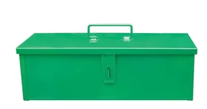 LARIN MTB16G Green 16" Tractor Steel Tool Box w/Universal Mount - Picture 1 of 3