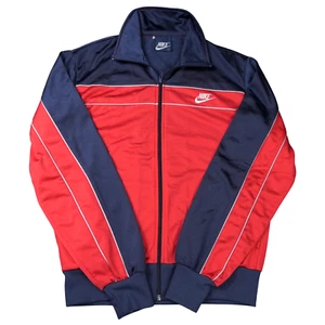 Vintage Nike Jacket Medium 80s Blue Tag Running Jogging Track Hip Hop Indie Punk - Picture 1 of 15