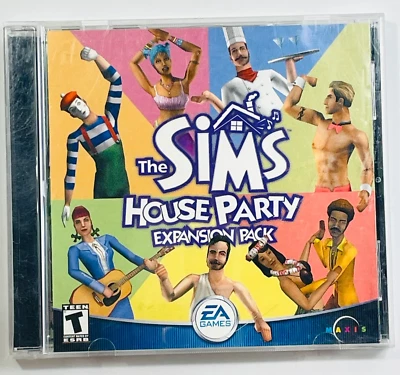 The Sims House Party Expansion Pack (PC CD-ROM)  - CD, Case, Key included - Image 1 of 2