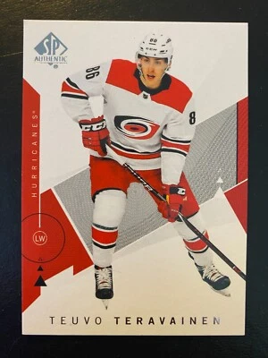 Teuvo Teravainen 2018-19 SP Authentic Upper Deck #63 Carolina Hurricanes - Image 1 of 2