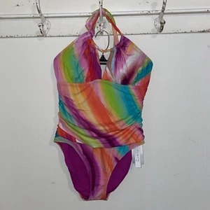 NWT Blue Rod Be At The Tie Bathing Suit Size 6 - Picture 1 of 4