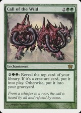 Call of the Wild 8th Edition NM Green Rare MAGIC THE GATHERING CARD ABUGames