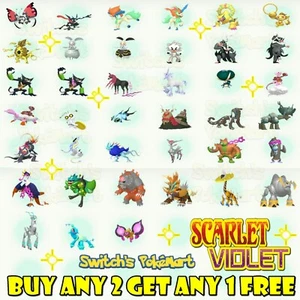 ✨ Shiny Locked Pokemon Legendary Pokemon Mythical Pokemon Scarlet Violet Shiny ✨ - Picture 1 of 39