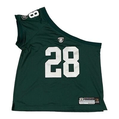 Camiseta deportiva Reebok NFL NY Jets Curtis Martin #28 de un hombro talla grande Foto 1 de 4