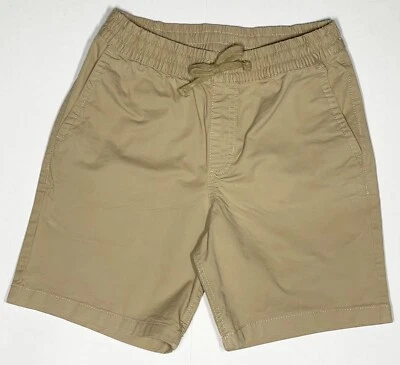Boys Shorts Vans Beige Range Elastic Khaki Chino Style - Size M - Good Condition - Image 1 of 4