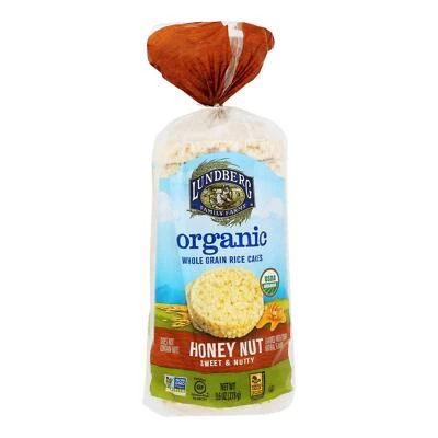 Lundberg Family Farms - Rice Cake Honey Nut - Case of 6-9.6 OZ - Image 1 of 2