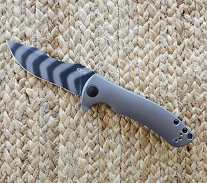 Zero Tolerance ZT 0920TTS Les George KVT Sprint Tiger Stripe Knife - Picture 1 of 5