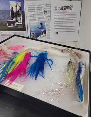 x12 leyenda de la pesca con mosca Tibor BILLY PATE Estate agua salada moscas en alta mar con certificado de autenticidad Foto 1 de 4