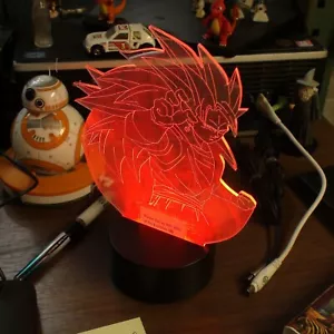 Dragon Ball Z - 2D/3D Night Light - Vegito Super Saiyan 3 - Character & Stand - Picture 1 of 3