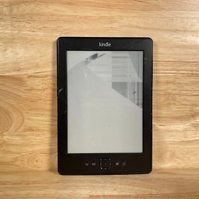 Amazon Kindle D01100 Black 6" LCD Display 4th Gen Wi-Fi eBook Reader For Parts - Image 1 of 4