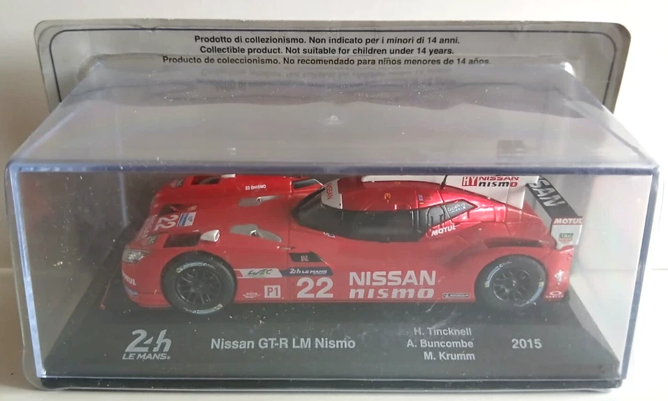 DIE CAST Nissan GT-R LM Nismo 2015 - 24 H LE MANS - SCALA 1/43 [#56] - Immagine 1 di 1