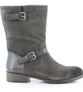 Naturalizer Genna Suede Midcalf Moto Boot Size 9.5M New W/O Box Retail $126.50 - Picture 1 of 8