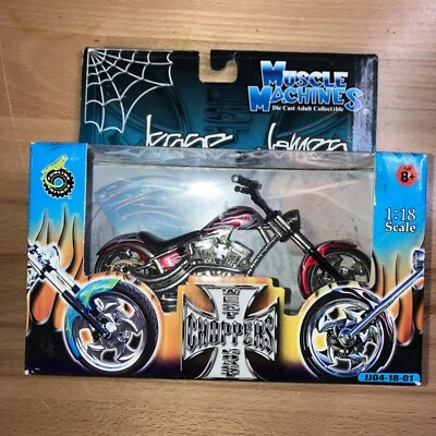 West Coast Choppers Jesse James Sturgis Special JJ04-18-01 Muscle Machines 1:18 - Image 1 of 4