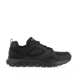 Męskie Trampki Skechers Track Syntac Sznurowane w kolorze czarnym - Zdjęcie 1 z 6