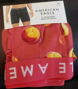 American Eagle PEACH 6" Boxer Briefs Regular Length Size XLarge - Picture 1 of 2