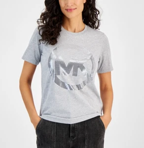 MICHAEL Michael Kors Foil-Logo T-Shirt MSRP $78 - Picture 1 of 3