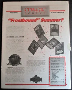 Magic Misc Magic Source Catálogo Junio 1995 Magic Magic Magic Magic The Gathering - Imagen 1 de 1