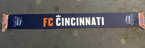 FC Cincinnati 2021 Season Ticket Holder Scarf TQL Stadium Inaugural Season Cover