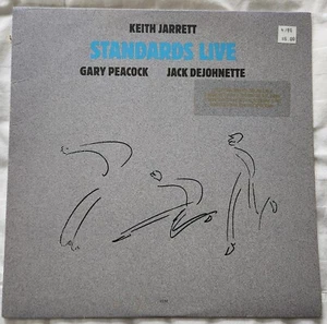 Keith Jarrett – Standards Live vinyl Stereo 1986 1st Promo ed. ECM Records (EX) - Picture 1 of 8