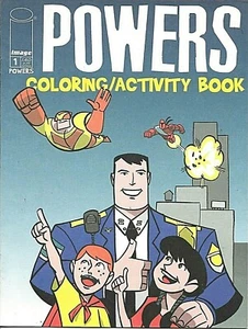 Libro de actividades/colorear Powers #1 SC/Image Comics/Brian Michael Bendis/2001 - Imagen 1 de 2