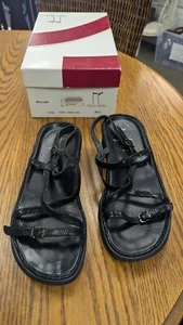 THIERRY RABOTIN sandali donna neri con cinturino in pelle 40,5 euro - Foto 1 di 7