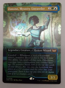 Zimone, Mystery Unraveler MTG DSK 0008 Mythic Foil Extended Art NM 2024 - Picture 1 of 1