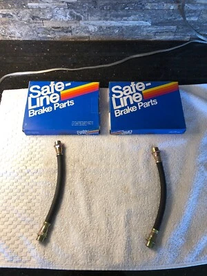 2 NOS Safeline FC6100 Brake Hoses 1939-48 Ford Mercury Rear  - Image 1 of 4