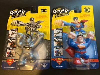 Heroes of Goo Jit Zu DC Superman Mini plateado RARO NUEVO Set 2021 2,75" Foto 1 de 4