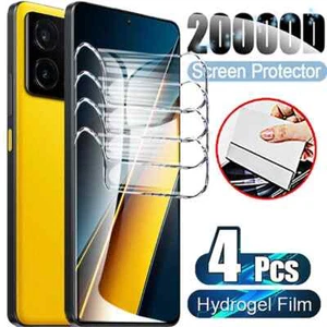 FULL COVER Hydrogel Film Screen Protector For Xiaomi POCO X7 Pro X6 X5 X4 M7 M6 - Picture 1 of 12